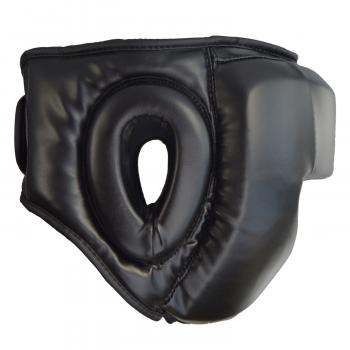 Preview: PX Kopfschutz Kunstleder Kids Schwarz